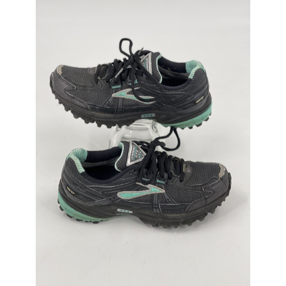 Brooks Adrenaline ASR 10 GTX Trail Running Shoe Womens 6 Black Gore-Tex 1200961B
